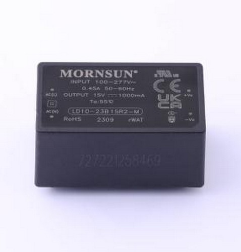 LD10-23B15R2-M 电源模块 LD10-23B15R2-M DIP,40x25.4mm