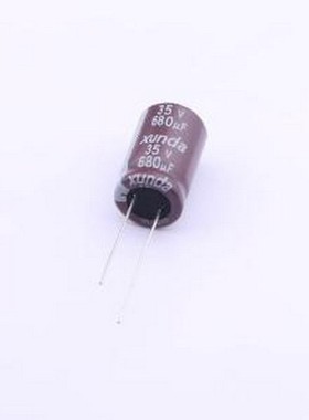 TY6871VMJ205RB 直插铝电解电容 680uF ±20% 35V 插件,D13xL20mm