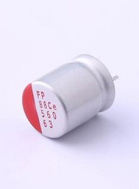FP-063RE560M-NUCG 固态电容 56uF ±20% 63V 插件,10x12.5mm