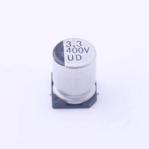UD2G3R3M0810 贴片型铝电解电容 3.3uF ±20% 400V SMD,D8xL10.2m