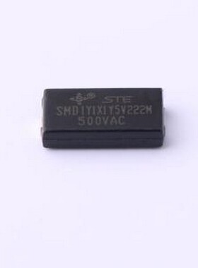 ST1Y1Y5V222M500VAC 安规电容 2.2nF ±20% 500V 等级:Y1 SMD,6x1
