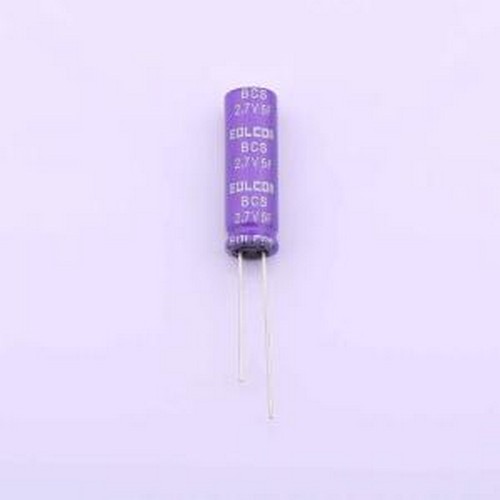 BCS2R7S505YS0825A2NS01 超级电容器 5F -20%~+50% 2.7V 插件,P=3
