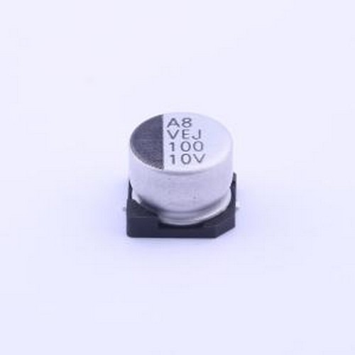 VEJ101M1ATR-0806 贴片型铝电解电容 100uF ±20% 10V SMD,D8xL6.
