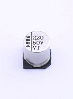 HY1H221MC100105MEO 贴片型铝电解电容 220uF ±20% 50V SMD,D10x