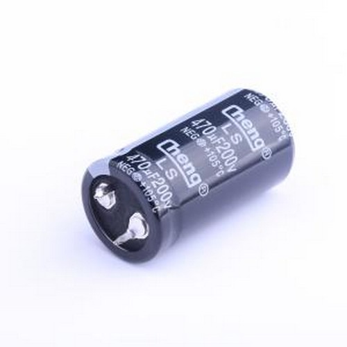 LS477M200N40RR0VH2SP0 牛角型电解电容 470uF ±20% 200V 插件,D