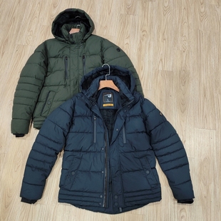 多袋工装 棉衣加大码 宽松休闲加厚加绒胖子棉袄 男士 外贸欧单冬季