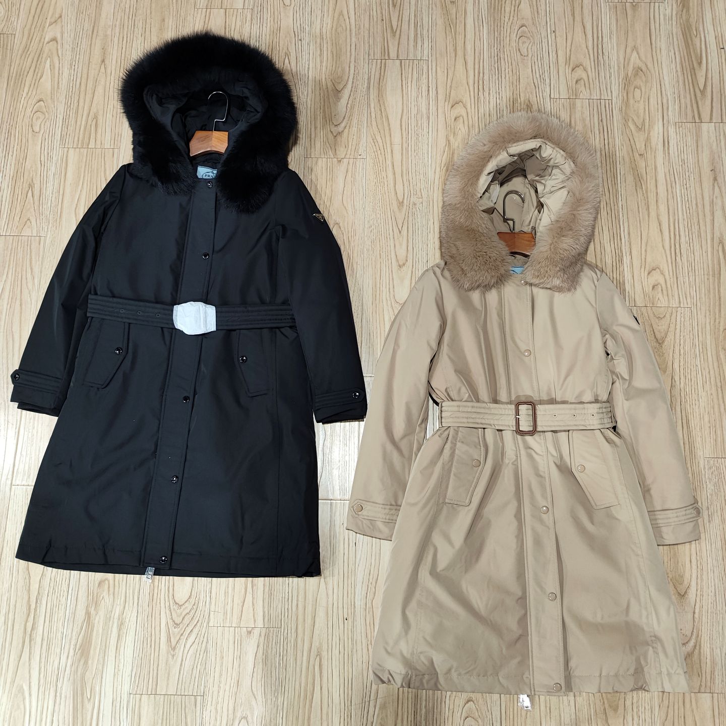 外贸意大利奢侈尾货冬季女鹅绒服