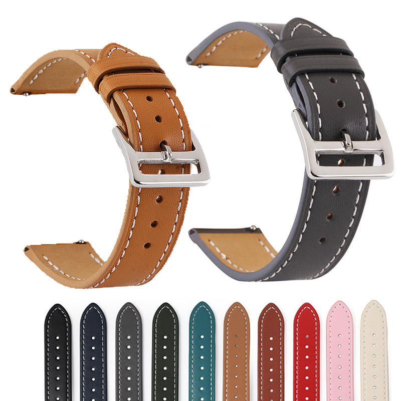 适配天梭1853真皮手表表带20mm