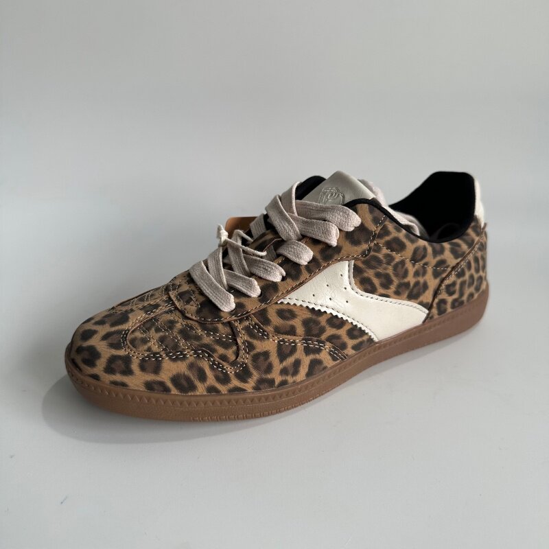 外贸原单尾货女鞋豹纹德训鞋休闲运动板鞋防滑耐磨春秋断码特价,女鞋,德训鞋,淘宝优惠券,粉丝福利购,淘宝优惠卷