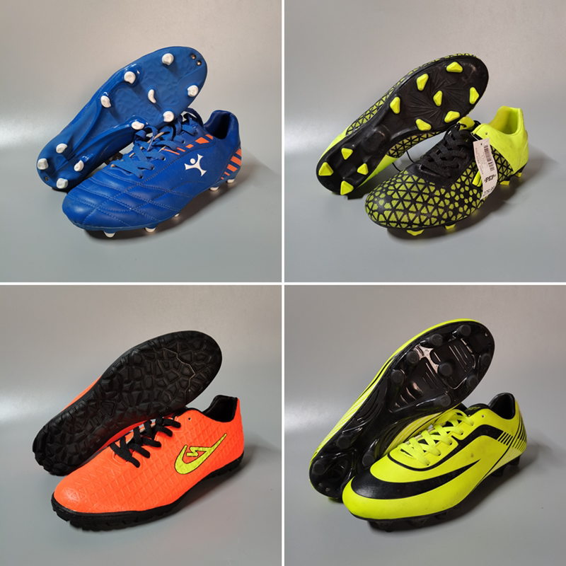 特价清仓外贸原单尾货男士足球运动鞋户外训练比赛鞋碎钉大钉捡漏