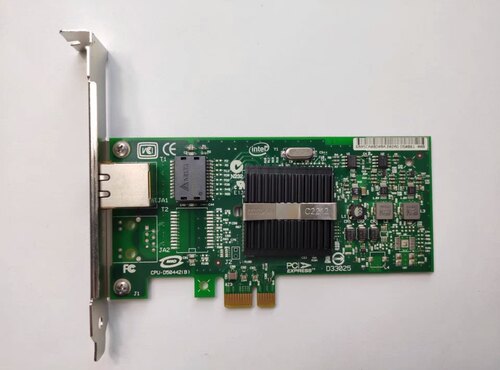 原装单口千兆网卡Intel EXPI9400PT 9300PT 82571 PCIEx1 带蓝标
