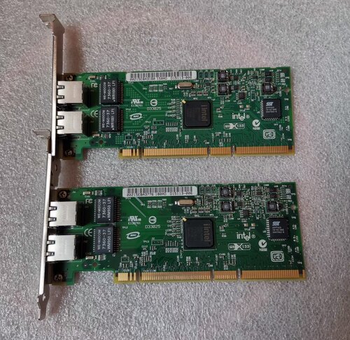 原装InteL 双口千兆网卡 PWLA8492MT 82546GBEB服务器兼容PCI
