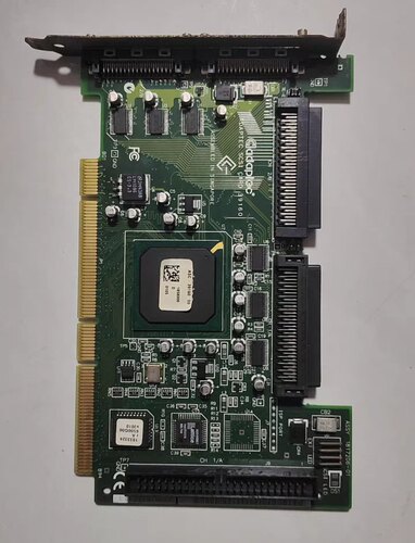 原装 adaptec ASC-39160 SCSI卡  160M双通道 UP601 R5601