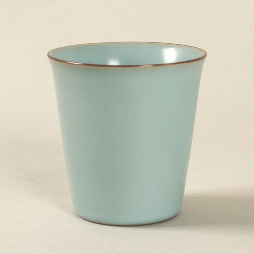 清仓特惠天青汝窑140ml主人杯