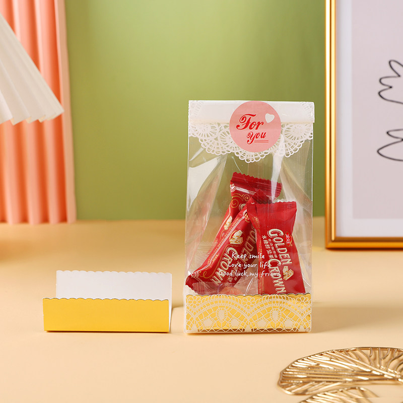 曲奇奶枣小奇饼干袋透明烘焙食品袋小点心糖果雪花酥机封袋自立袋