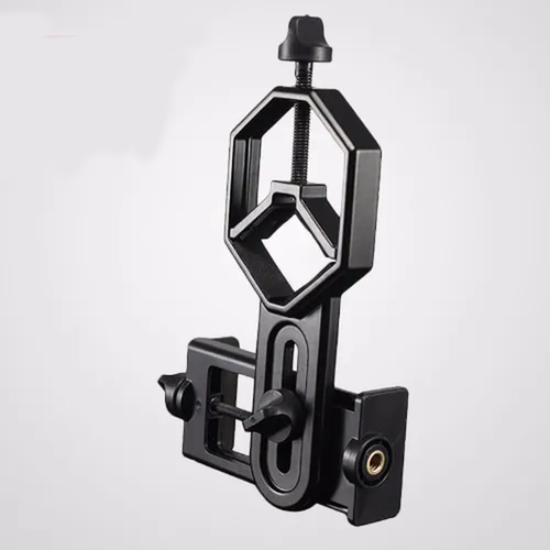 通用手机连接望远镜拍照支架单筒双筒显微镜天文摄影便携