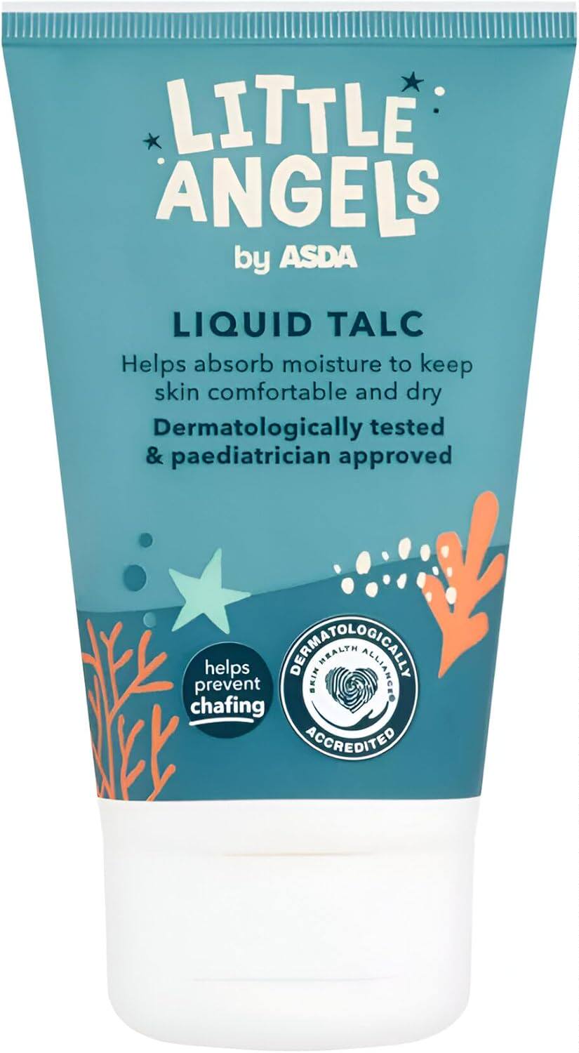 英国代购阿斯达ASDA小天使婴幼儿童液体爽身痱子粉保湿乳液125ml