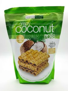 Fields Tropical Crispy Coconut Rolls椰子卷椰奶苏蛋卷285g