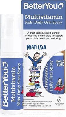 英国代购BetterYou儿童多种维生素口腔喷雾(巧克力棉花糖味)25ml