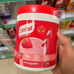 SlimFast代餐粉 高蛋白膳食纤维冲饮饱腹奶昔 5种口味 365g/10餐