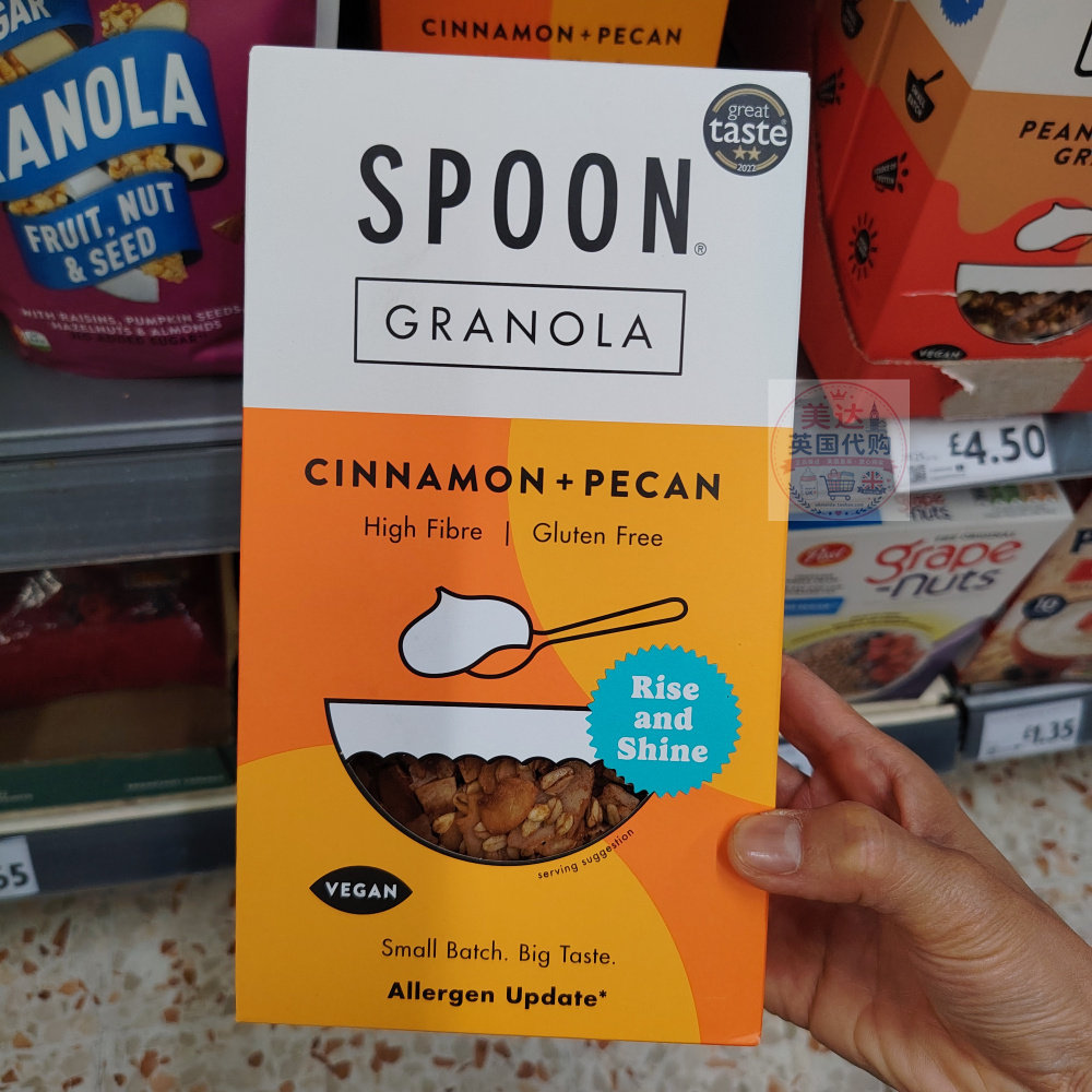 英国代购 Spoon 手工谷物麦片系列 5口味装 400g