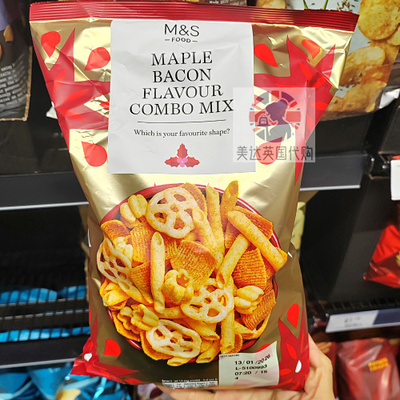 英国玛莎薯片新年红色多口味