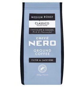 英国代购Nero尼路咖啡Filter Ground Coffee中烘研磨咖啡粉200g