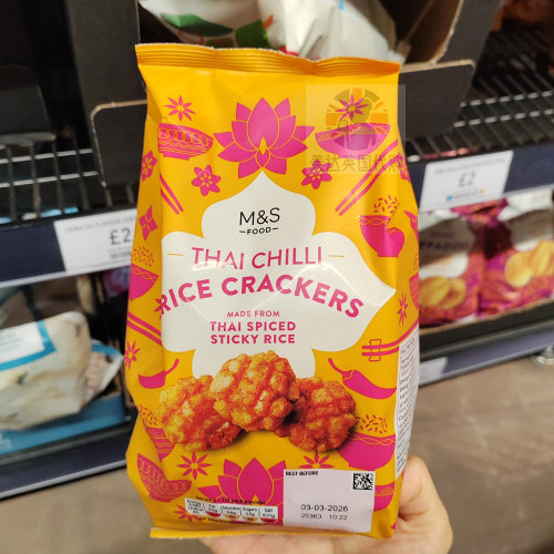 英国 玛莎M&S 马莎 泰式辣味米饼 150g