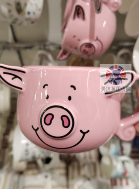 英国M&S玛莎百货Percy pig佩西小猪马克杯圣诞杯变色杯咖啡杯全系