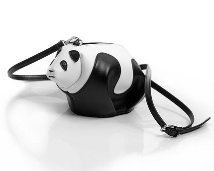 2023新款大象包包Panda明星同款真皮女包熊猫包动物包单肩斜跨包