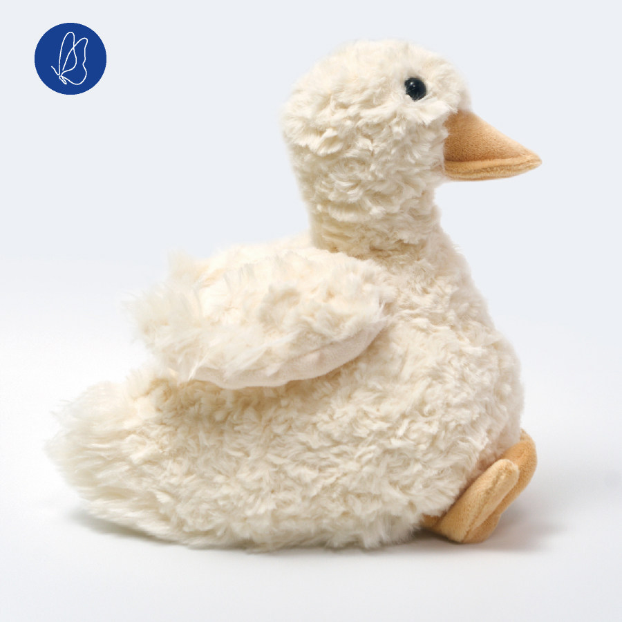 蝴蝶效应柯尔鸭玩偶ins风可爱鸭子毛绒公仔玩具礼物儿童陪睡跨境