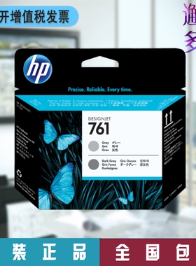 惠普HP 761号灰色及深灰色 G-DG CH647A T7100 7200绘图仪打印头