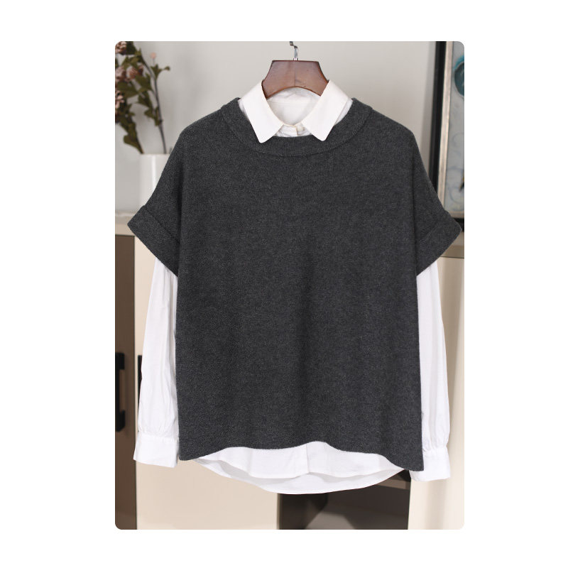 秋冬新百搭北欧定制羊毛羊绒混纺纯色半袖马甲,女装/女士精品,马夹,淘宝优惠券,粉丝福利购,淘宝优惠卷