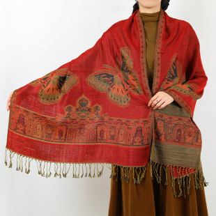 Jacquard Polyester Decorative Spring Women Autumn Long and