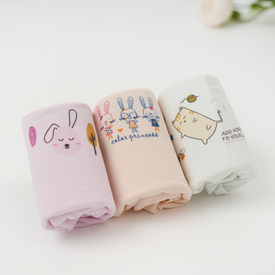 三条装儿童平角内裤卡通莫棉