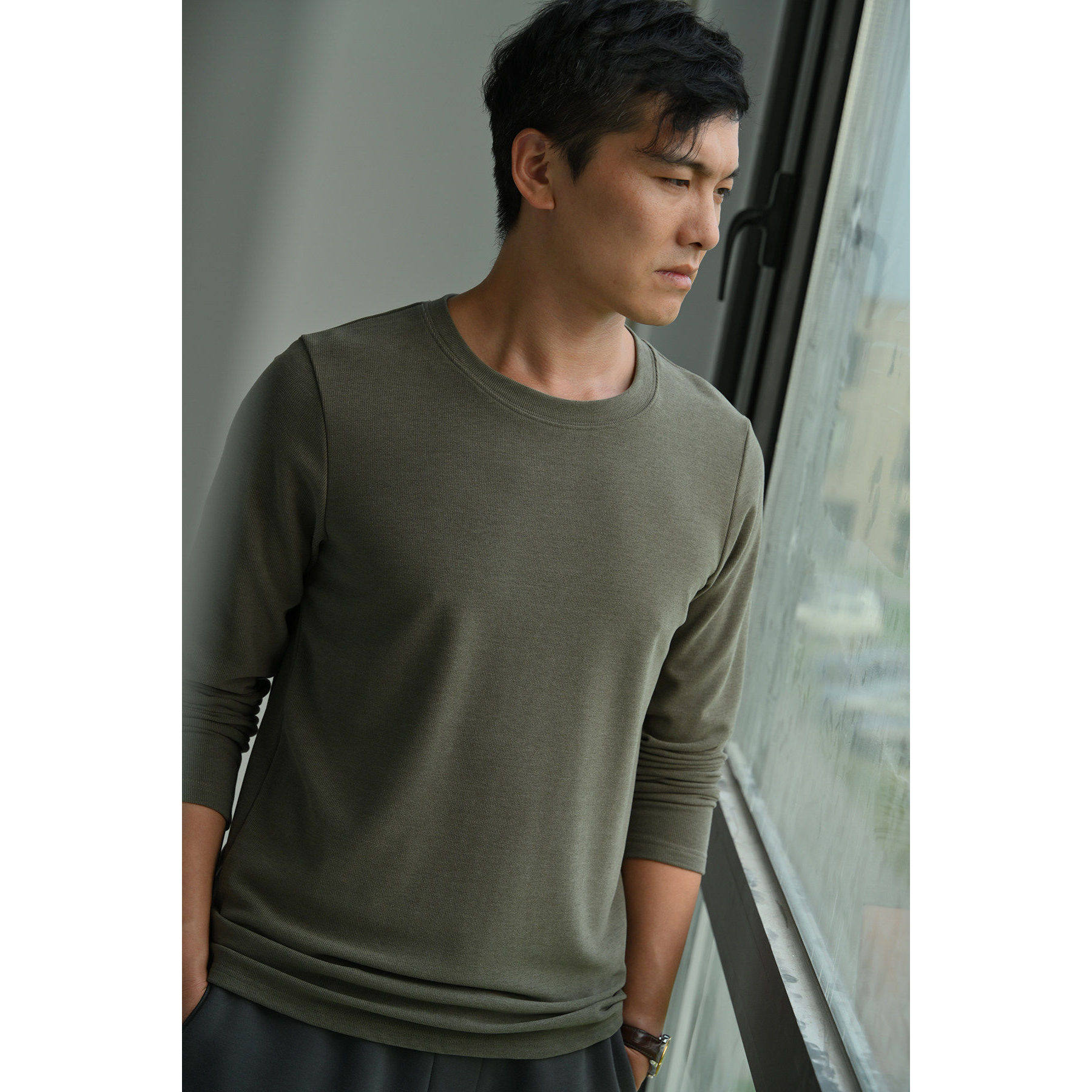 300g牙签绒恒温男士双面绒打底衫圆领保暖长袖T恤 秋冬款 男装,男装,T恤,淘宝优惠券,粉丝福利购,淘宝优惠卷