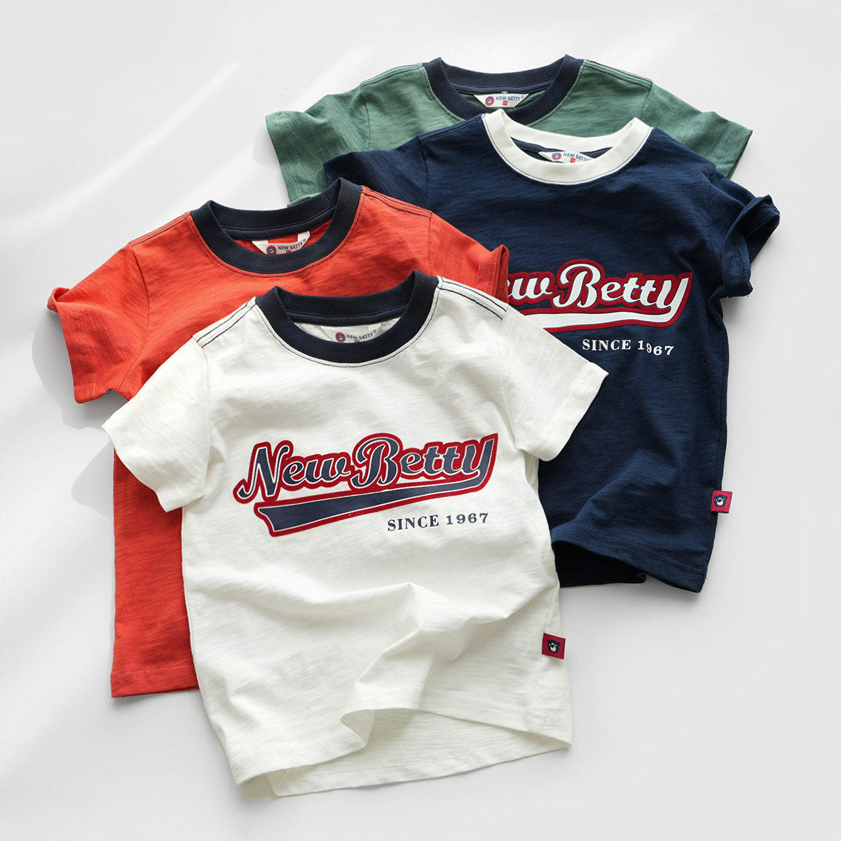 特 A类 儿童纯棉竹节棉圆领短袖 男女童字母T恤 170中大童 夏款,童装/婴儿装/亲子装,T恤,淘宝优惠券,粉丝福利购,淘宝优惠卷