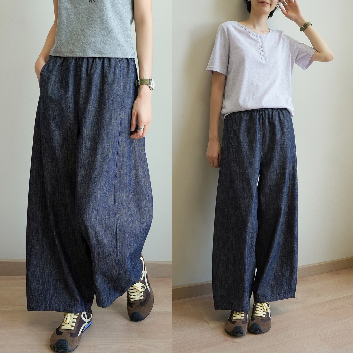 25223 汉麻 莱赛尔棉女士薄款牛仔裤九分宽松镰刀裤 春夏款女装,女装/女士精品,休闲裤,淘宝优惠券,粉丝福利购,淘宝优惠卷