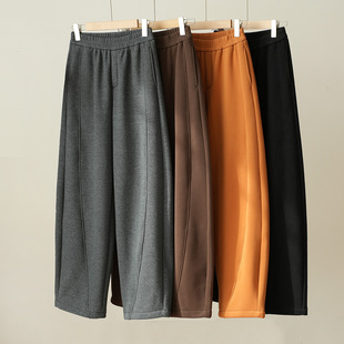 女士弯月裤 一体加绒 440g镰刀裤 秋冬款 88054 女装 162身高以上