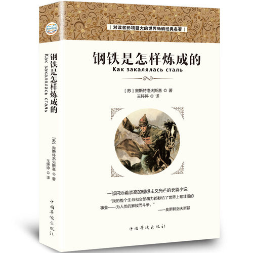 正版包邮 钢铁是怎样炼成的正版初中原著中文无删减钢铁全译本 钢铁是怎么炼成的世界文学名著小说10-15-18岁初高中生课外读物书籍