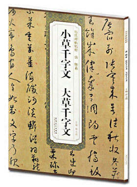 正版 唐怀素小草千字文大草千字文 历代碑帖精粹 薛元明主编 第二辑简体旁注碑帖草书毛笔书法字帖 安徽美术出版社 古帖书法