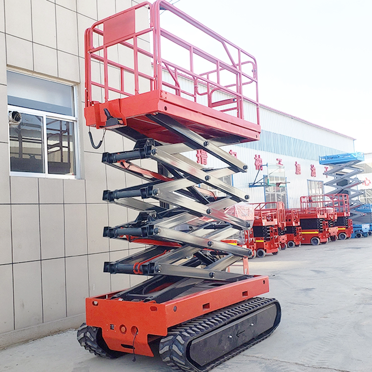 移动升降机 全自行走高空作业车8/10/12米小型电动安装维修登高梯