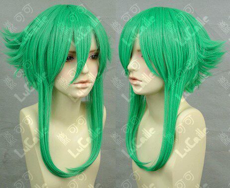 vocaloid初音未来Gumi小红帽青绿色动漫装备配件cosplay假发