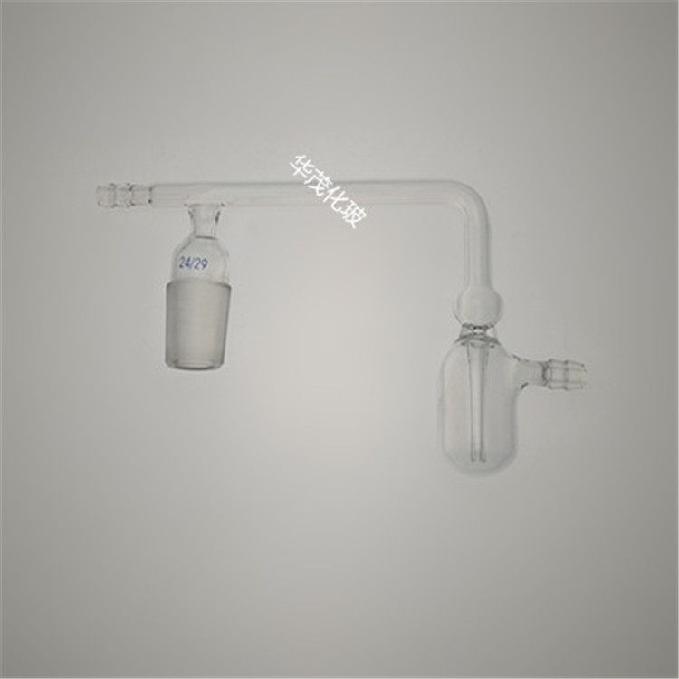 液封管 玻璃 19 24塞 F形抽气 梳形 高硼硅耐热 化学瓶实验精品
