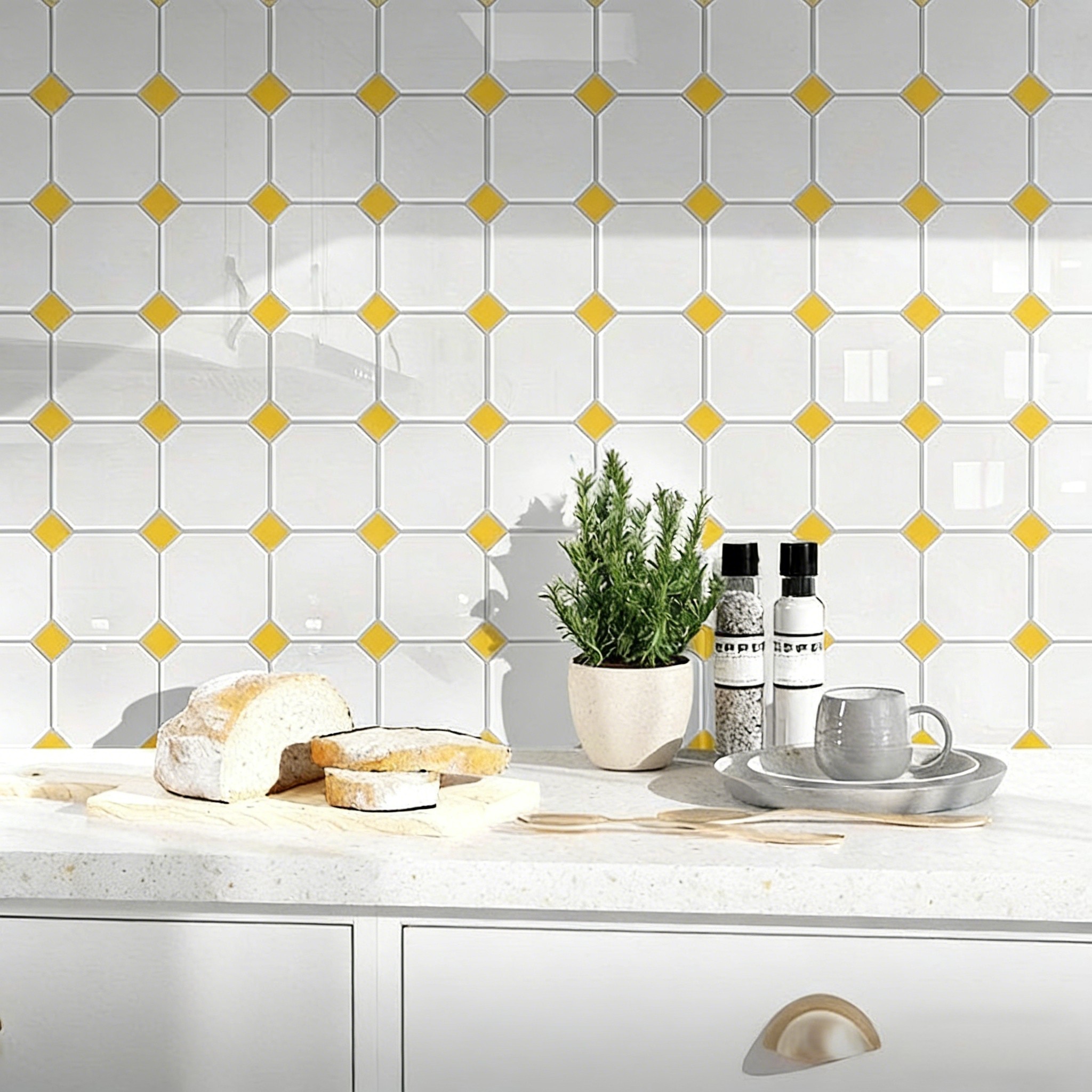 厨房灶台墙面3D立体墙贴自粘卫生间浴室翻新墙纸防水防潮瓷砖贴纸,家居饰品,软装墙贴,淘宝优惠券,粉丝福利购,淘宝优惠卷