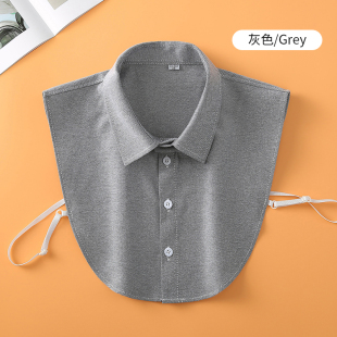 饰假领 女工作打底衬衣装 男女百搭假领子秋冬职业商务衬衫 衣领工装