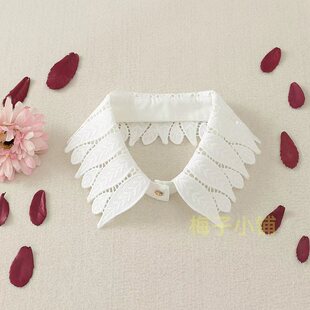 花边蕾丝配饰领子女韩版单独衬衫衣领装饰领圈时尚百搭领结假领子