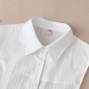 饰领打底假领 装 白色假领子女纯棉百搭假领2026秋冬新款 多功能衬衫
