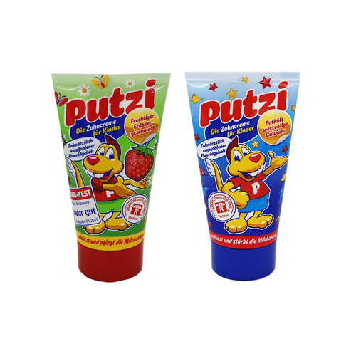 putzi德国进口幼儿可吞食牙膏