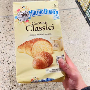现货 意大利原装小蛋糕Mulino Bianco白磨坊早餐面包牛角包